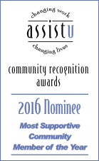 2016 AssistU Most Supportive Community Member nomination