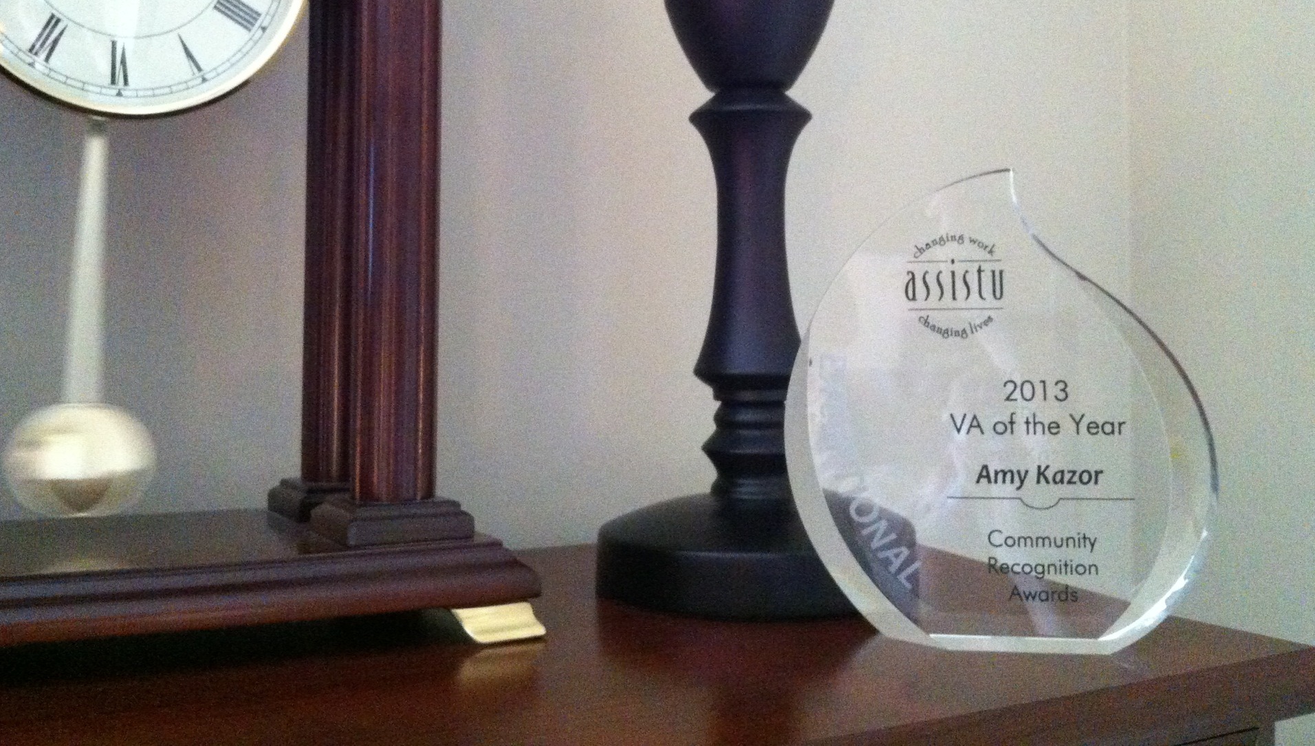 2013 Assistu VA of the Year Award