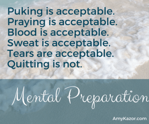 How do you mentally prepare?