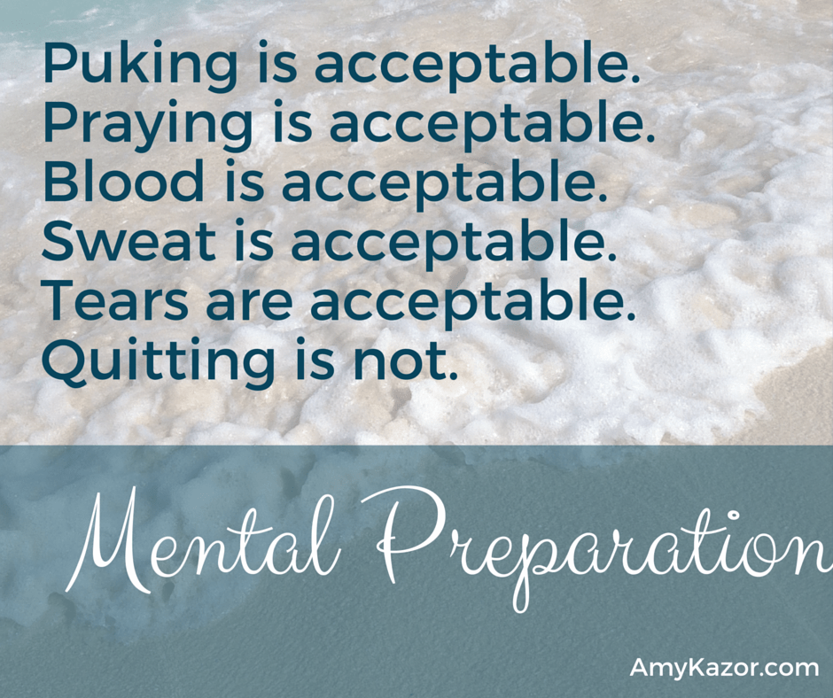 How do you mentally prepare?